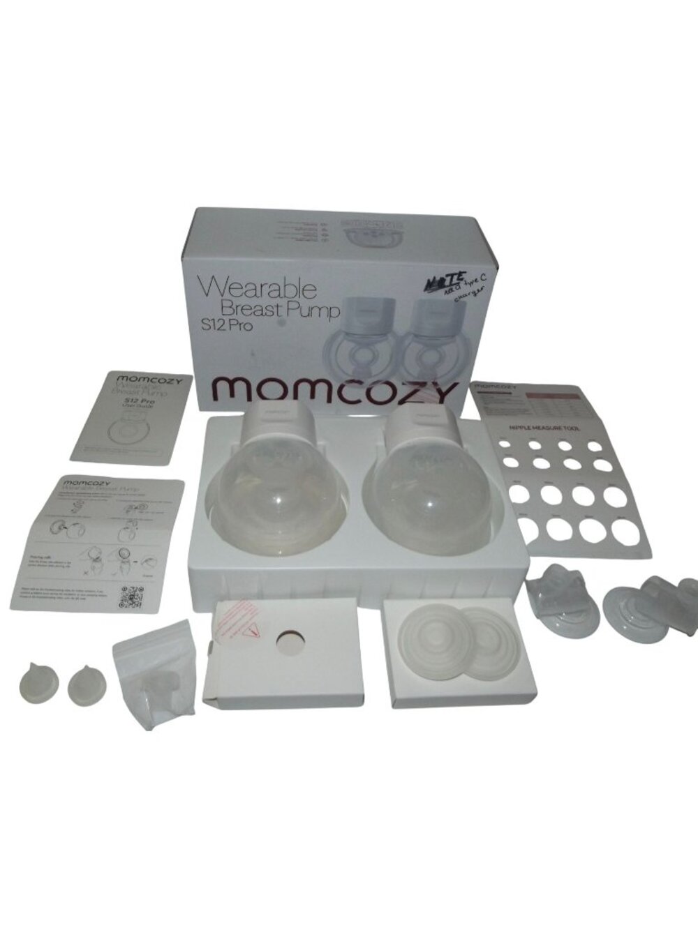 Momcozy S12 Breast Pump Pro Hands Free Wearable 2 Pack
